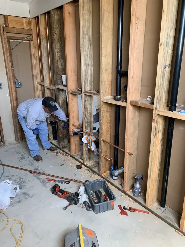 Commercial rough-in plumbing for Water Heater Replacement in Westside Perris